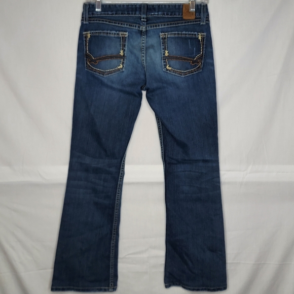 BKE Emma Bootcut Stretch Denim Distressed Jeans 27 - Picture 7 of 7